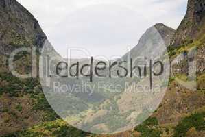 Valley And Mountain, Norway, English Text Leadership