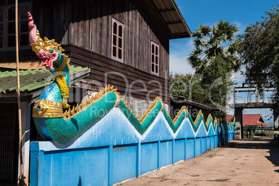 A little village on the way from Wat Phou to the Nakasong islands in Laos.