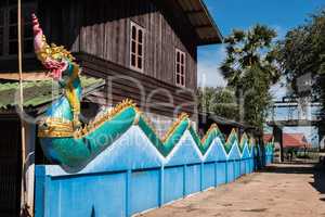 A little village on the way from Wat Phou to the Nakasong islands in Laos.