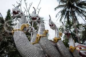 Wat Hua Xiang temple in Luang Prabang, Laos.