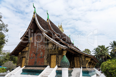 Wat Xieng Thong or The Golden City Temple in Luang Prabang, Laos.