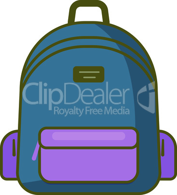 Backpack icon - vector school symbol - travel icon