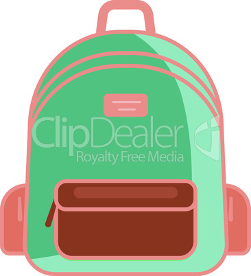 Backpack icon - vector school symbol - travel icon