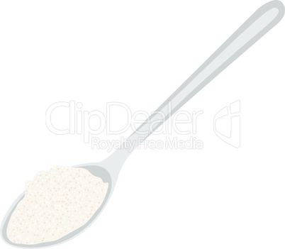 Spoon with sugar