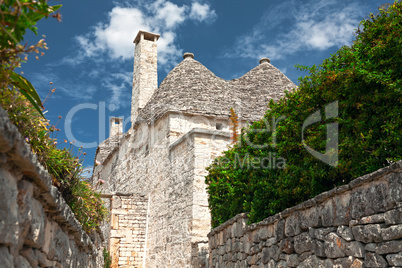 Typical Trulli houses in Alberobello, Puglia, Italy