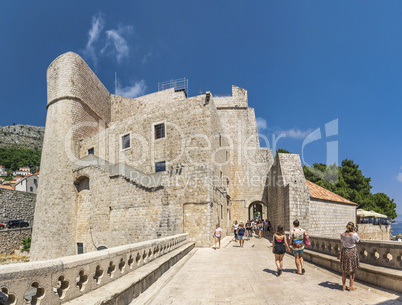 Ploce Gate in Dubrovnik, Croatia
