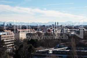 The Luitpold park near Olympic Park in Munich - Bavaria - Germany