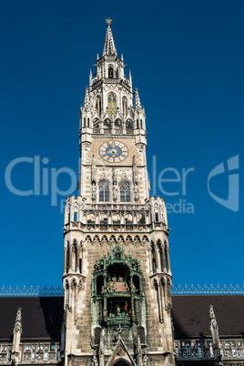 The New Town Hall at Marienplatz in Munich, Bavaria, Germany