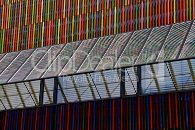 Modern museum building in Munich in Germany