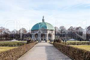 Hofgarten Park with Dianatempel in Munich, Germany