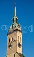 The parish church of St. Peter, one of Munich's most famous landmark