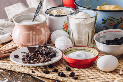 Ingredients of Homemade Oatmeal Cookies