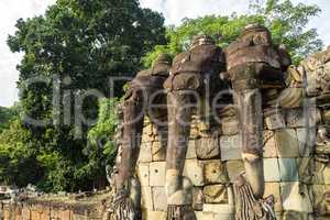 Baphuon temple at Angkor Wat complex, Siem Reap, Cambodia