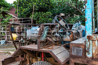 evening time in Phnom Krom, Siem Reap in Cambodia