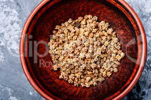 Chard seeds in bowl