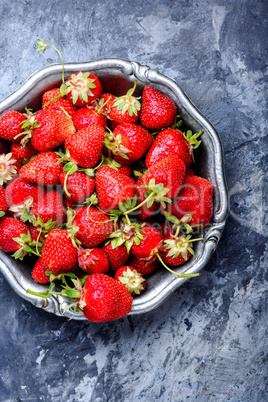 Fresh juicy strawberries