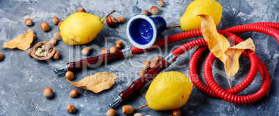 Fruit with hookah
