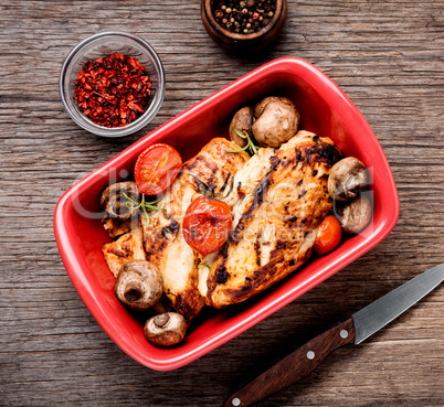 Grilled chicken breast