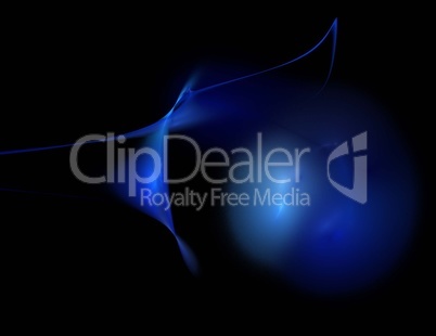 image of one Digital Fractal on Black Color image of one Digital Fractal on Black Color