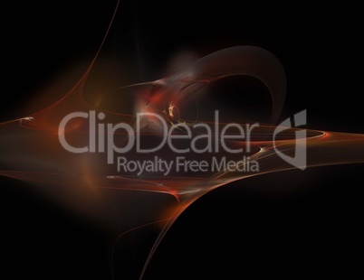 image of one Digital Fractal on Black Color image of one Digital Fractal on Black Color