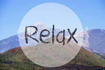 Vulcano Mountain, Text Relax, Beautiful Natural Landscape