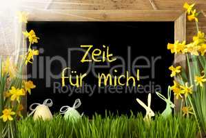 Sunny Narcissus, Egg, Zeit Fuer Mich Means Time For Me