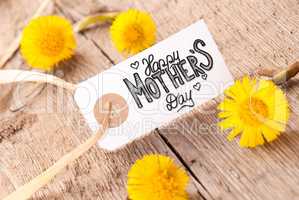 White Label, Dandelion, Calligraphy Happy Mothers Day