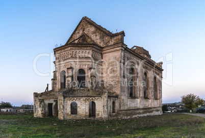 Abandoned Catholic church in Ukraine