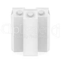 Blank containers for juice or milk