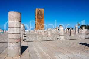 The Mausoleum of Mohammed V in Rabat, Morocco.