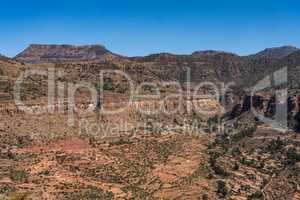 Landscape in Gheralta in Tigray, Northern Ethiopia.