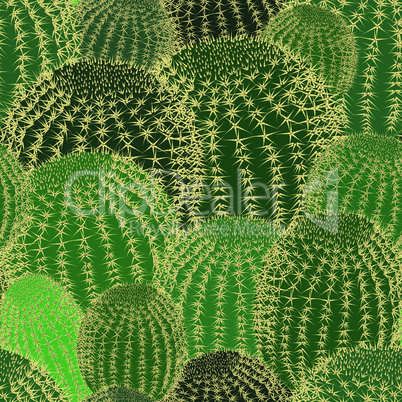 cactus pattern texture mexican close saguaro sharp tile travel vector cacti plant seamless background prickly pear close up.