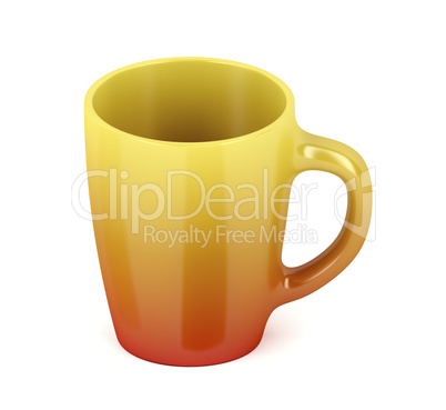 Colorful ceramic mug