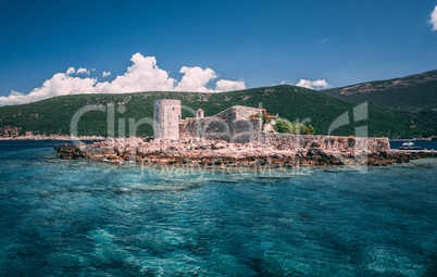 Monastery of the Assumption. Island in the Bay of Kotor, Montene