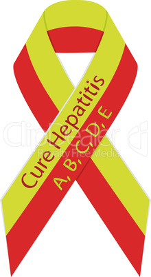 Cure Hepatitis ribbon