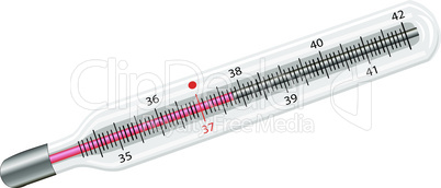 Thermometer Medical Instrument vector illustration