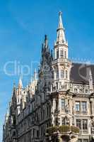 The New Town Hall at Marienplatz in Munich, Bavaria, Germany