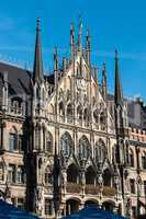 The New Town Hall at Marienplatz in Munich, Bavaria, Germany