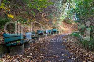 The Luitpold park near Olympic Park in Munich - Bavaria - Germany