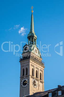 The parish church of St. Peter, one of Munich's most famous landmark