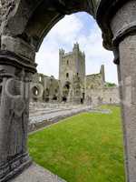 Jerpoint Abbey near Thomastown, County Kilkenny, Ireland.
