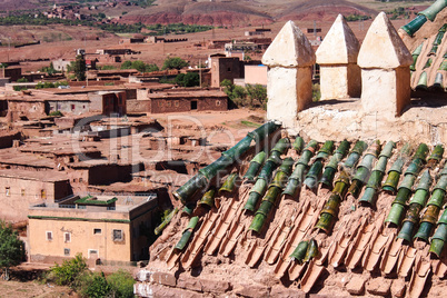 Landscape of the Atlas Mountains in Morocco, Africa