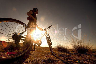 Sport and mountain bike