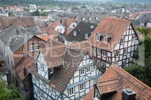 Fachwerkhäuser in Marburg