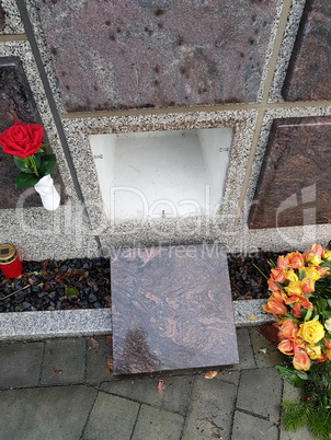 A stone columbarium