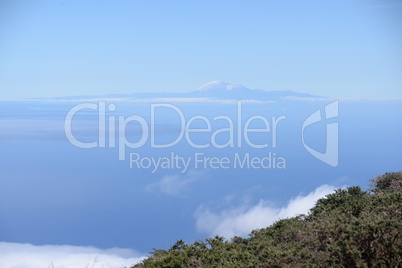 Pico del Teide, gesehen von La Palma