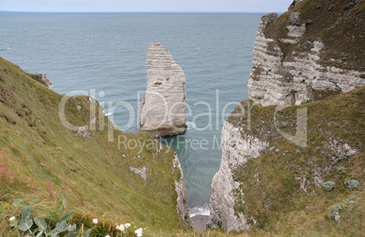 Kreideküste bei Etretat, Normandie