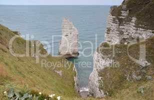 Kreideküste bei Etretat, Normandie