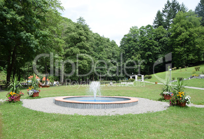 Brunnen im Kurpark Bad Berneck