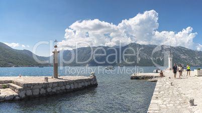 Our Lady of the Rocks church in Montenegro